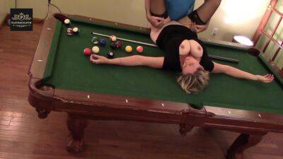 Pool Table Fuck Sexy Big Boob Wife In Heels Orgasms Hard - upornia.com