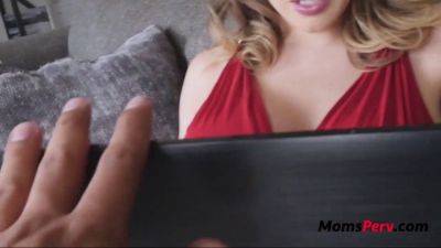 Kagney Linn Karter's stepmom is a big-titted slut who loves to ride and suck on her son's hard cock - sexu.com