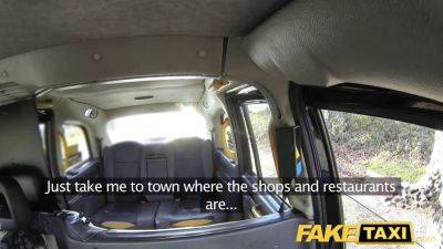 Blonde bombshell takes it hard in the backseat of fake taxi - sexu.com