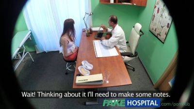 Chelsy Sun's sexy Czech pussy gets a hardcore reality treatment from the fake hospital doc - sexu.com - Czech Republic