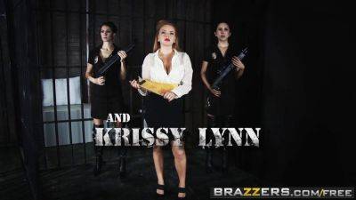 Krissy Lynn & Bill Bailey: Big Tits at Work - Watch Whorey Warden get her MILF ass drilled hard by horny bosses - sexu.com