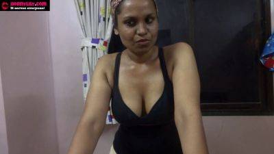 Watch this hot Indian girlfriend beg for her stepbro's hard cock while she pleasures herself solo - sexu.com - India