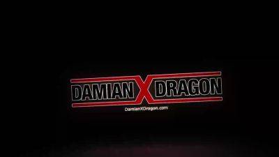 Tattooed Damian Dragon Rims Zen Before Hard Drilling - drtuber.com